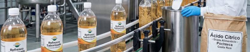 Acidulantes en la industria de bebidas