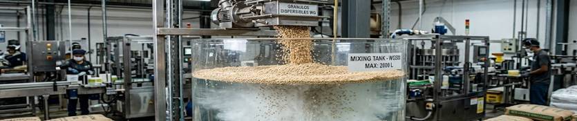 Tipos de formulación de pesticidas